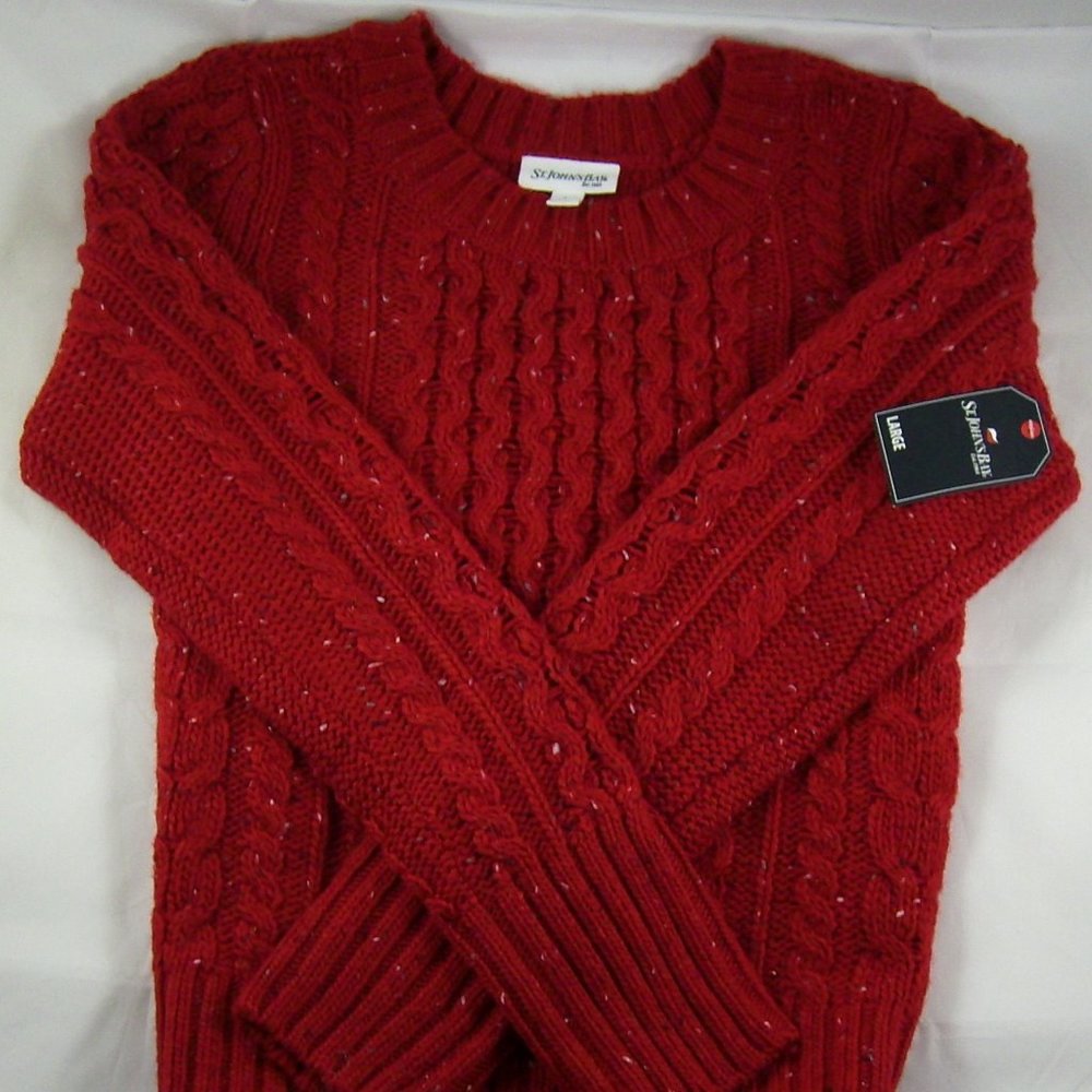 St. John's Bay Rumba Red Sweater
